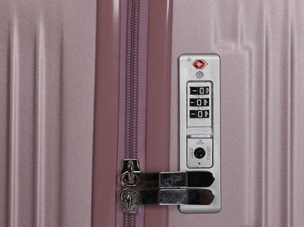 Slimbridge Luggage Suitcase Trolley Rose gold 4pc 14"+20"+24"+28"-1864184374199717892