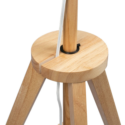 EMITTO Tripod Floor Lamp Wooden Modern Natural-1973193957894656004