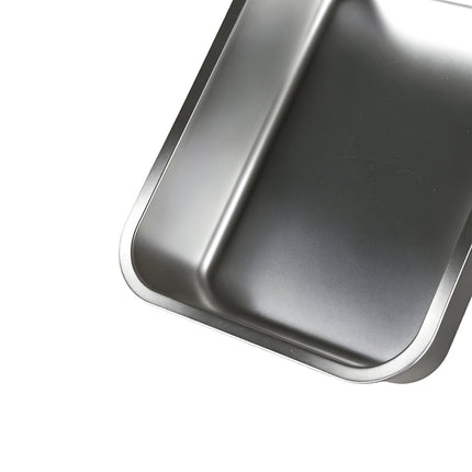 Pawz Stainless Steel Cats Litter Box 10cm Height Small Animals Easy Entry Clean-2029334099243700228