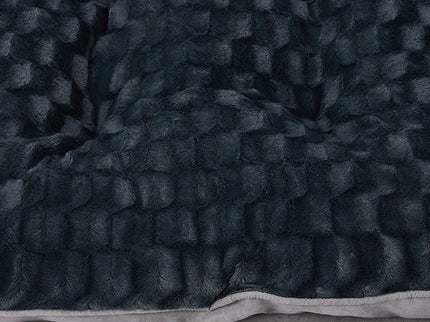 Dog Calming Bed Warm Soft Plush Comfy L Grey Large-1864184508283228164