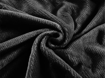 DreamZ 320GSM 220x240cm Ultra Soft Mink Black Queen-1942353323986391044