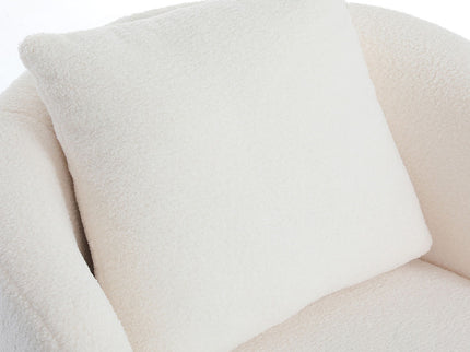Levede Fleece Swivel Chair-1910112200782123012