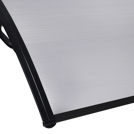 Mountview Window Door Awning Outdoor 1M X 2.4M Transparent 1x2.4M-1973193987930066948