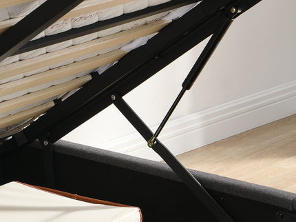 Levede Queen Bed Frame Gas Lift LED Light-1910112230901420036