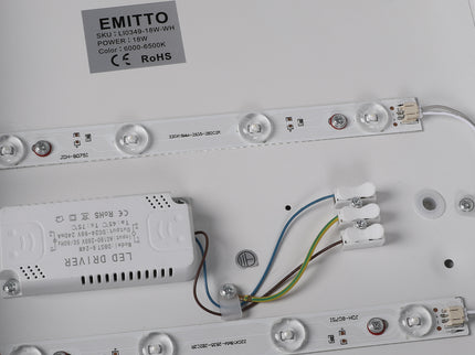 EMITTO Ultra-Thin 5CM LED Ceiling Down 18W White-1864184376326230020
