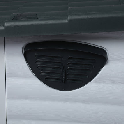 PaWz Dog Kennel Outdoor Indoor Plastic L Grey-1973193644752113668