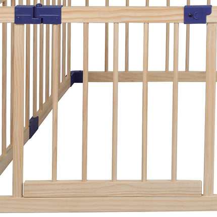 BoPeep Kids Playpen Wooden Baby Safety Medium-1973193917885190148