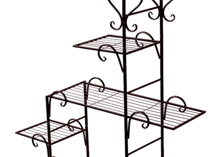Levede Plant Stand Outdoor Indoor Metal Bronze-1894516827141312516