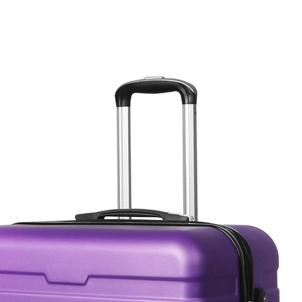 Slimbridge 3PC Luggage sets Suitcase Purple-1973193942879047684