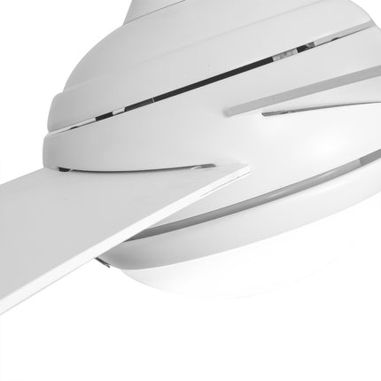 Spector Ceiling Fan 52'' DC Motor Wood White-1973193856753209348