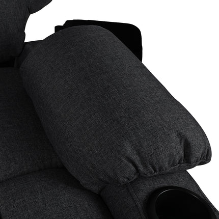 Levede Recliner Chair Electric Lift Black-1975420439211675652