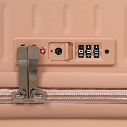 Slimbridge 20" Luggage Wide Handle TSA Lock Pink-1910112245531152388