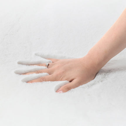 Marlow Floor Rug Area Rugs Cloud Fluffy 80X200cm White-1975420463278592004