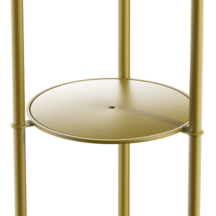 Levede Coat Rack Clothes Stand 8 Hook Organizer Gold-1973193820849967108