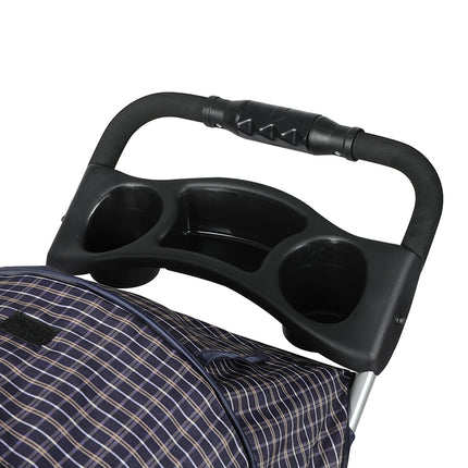 PaWz Large Pet Stroller Dog Cat Carrier Plaid-1973193718055964676