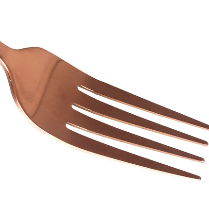 Stainless Steel Cutlery Set Glossy Knife Rose Gold-1973193929646018564