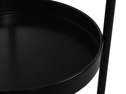Levede 2 Tier Plant Stand Outdoor Indoor Black Large-1864184716459118596