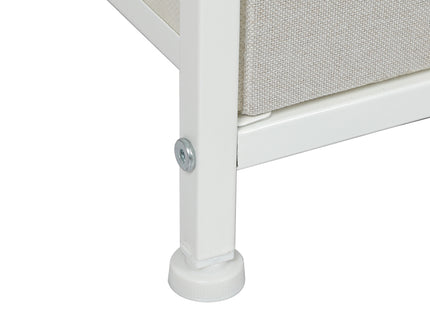 Levede Storage Cabinet Tower Chest Beige-1910113285265559556