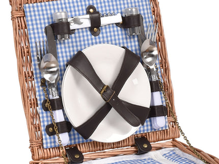 2 Person Picnic Basket Baskets Set Outdoor-1864183149978849284