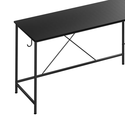 Levede Computer Desk Corner Desk Black-1973193440330125316