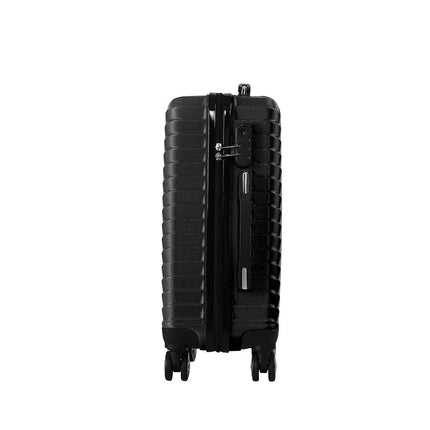 Slimbridge 20" Carry On Travel Luggage Black 20 inch-1973193935232831492