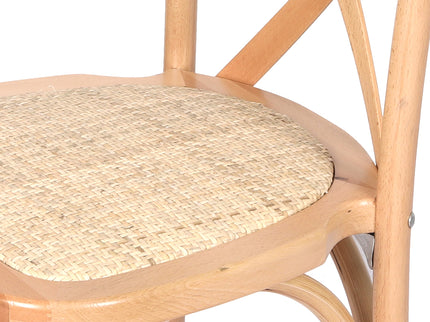 Levede 2X Dining Chairs Cross Back Chair-1910112199226036224