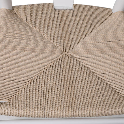 Levede 2x Dining Chairs Wooden Hans White-1975420493129453572