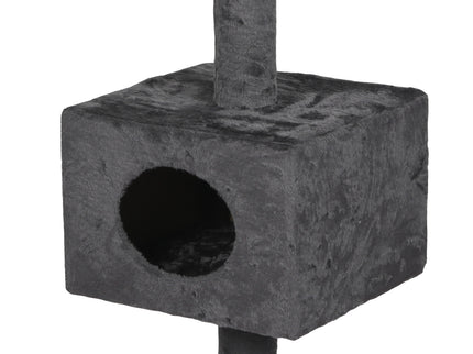 PaWz Cat Scratching Post Tree Condo Grey-1864184526037716996