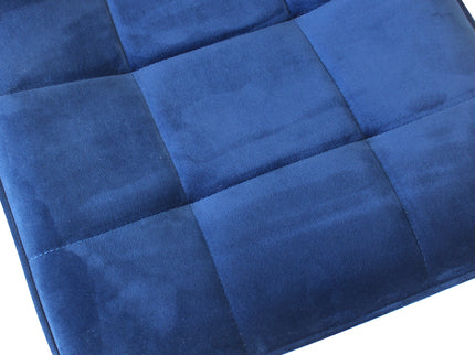 Levede 4x Dining Chairs Kitchen Velvet Blue-1942353398628225028