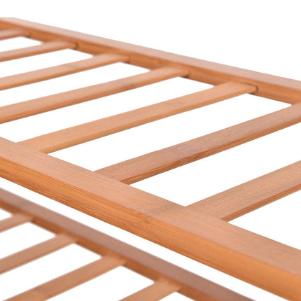 Levede 2x Bamboo Shoe Rack Shoes Organizer-1919892878436470788