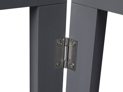 Wooden Pet Gate Dog Fence Retractable Grey 2000x 3MM-1864184509570879492