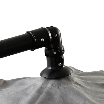 Mountview 3M Cantilever Umbrella Outdoor Grey With Base-1973193992527024132