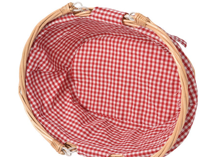 Picnic Basket Baskets Outdoor Deluxe-1864183150914179076