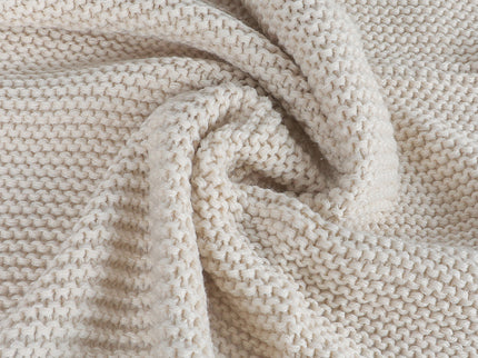 DreamZ Knitting Throw Blanket Cushion Beige-1910113222975950852