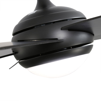 Spector 52'' Ceiling Fan LED Light DC Black-1954802706266853380