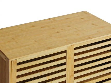 Levede Bamboo Storage Cabinet Freestanding Natural-1917016713283637252
