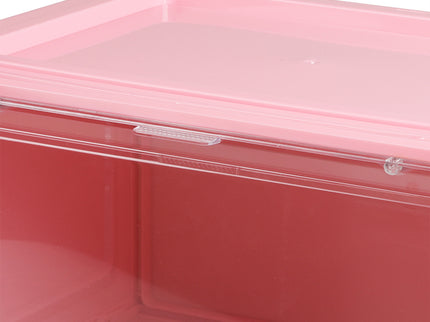 Stacked Sneaker Display Case Stackable Pink-1864184616114589700