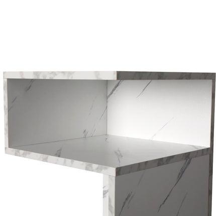 Levede 1xBedside Tables Drawers Side White-1973193985103106052