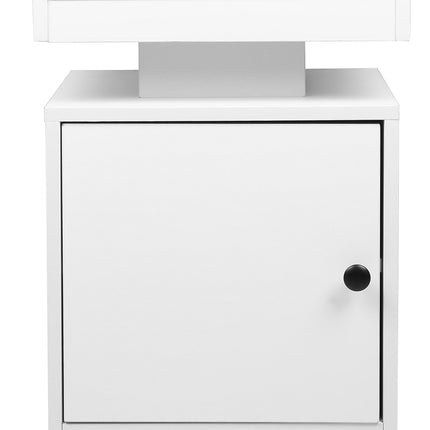 Levede Bedside Table USB Charger Outlet RGB White-1975420388510928900