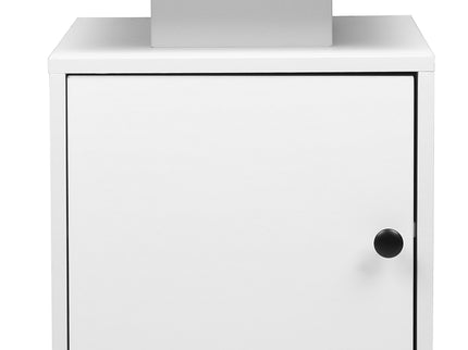 Levede Bedside Table USB Charger Outlet RGB White-1910112205626544132
