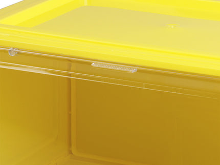 Stacked Sneaker Display Case Clear Shoe Yellow-1864184616265584644