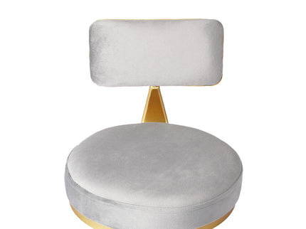 Levede 1x Bar Stools Kitchen Stool Chair Grey-1942353347818426372