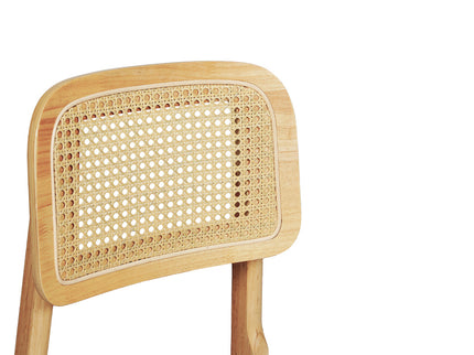 Levede 2x Rattan Dining Chair Wooden Kitchen Chair-1910112274102751236
