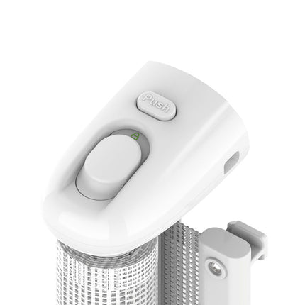 BoPeep Retractable Baby Safety Gates 300cm White 300 cm-1973193926768726020