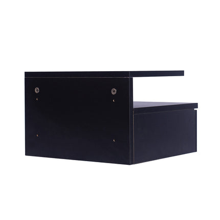 Levede 2x Bedside Tables Side Table Black-1975420463643496452
