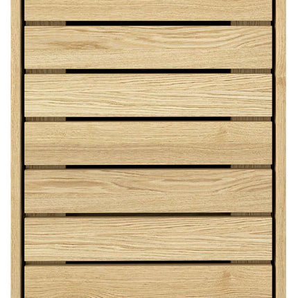 Levede Bathroom Storage Cabinet Handleless Wood Floor Shelf Unit Cupboard Oak-2029334090918006788