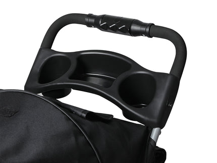 PaWz 4 Wheels Pet Stroller Dog Cat Cage Black-1864184624134098948