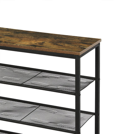 Levede 5-Tier Shoe Rack Storage Cabinet 100cm Wide-1917016720015495172