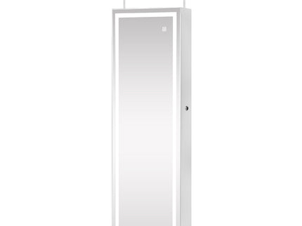 Levede Mirror Jewellery Cabinet Touch-1917016724222382084