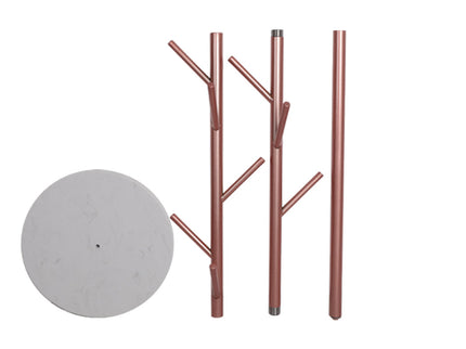 Levede Coat Rack Hat Clothes Stand Hanger Rose Gold Rose Golden-1942353103756070916